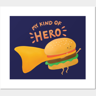 Cheeseburger Hero Posters and Art